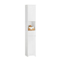 SoBuy Tall Bathroom Storage Cabinet 70cm with 2 Laundry Basket & Open Shelf