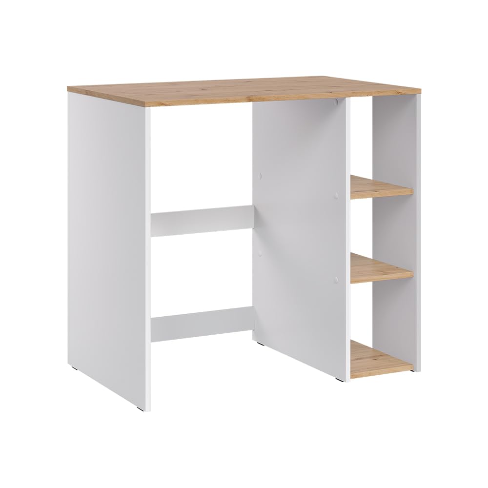 Vicco Washing machine cabinet Viktor, White/Artisan oak, 159.8 x 88.2 cm