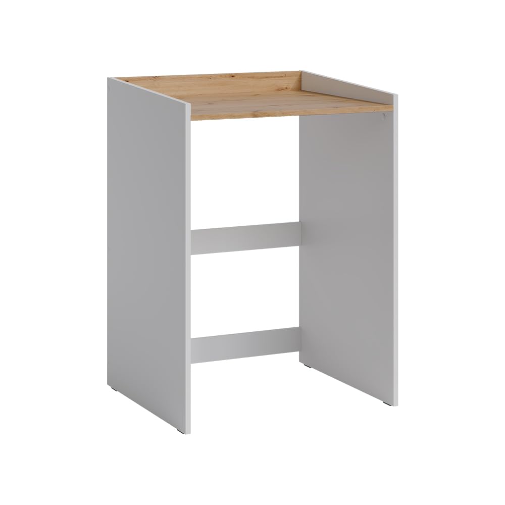 Vicco Washing machine cabinet Viktor, White/Artisan oak, 159.8 x 88.2 cm